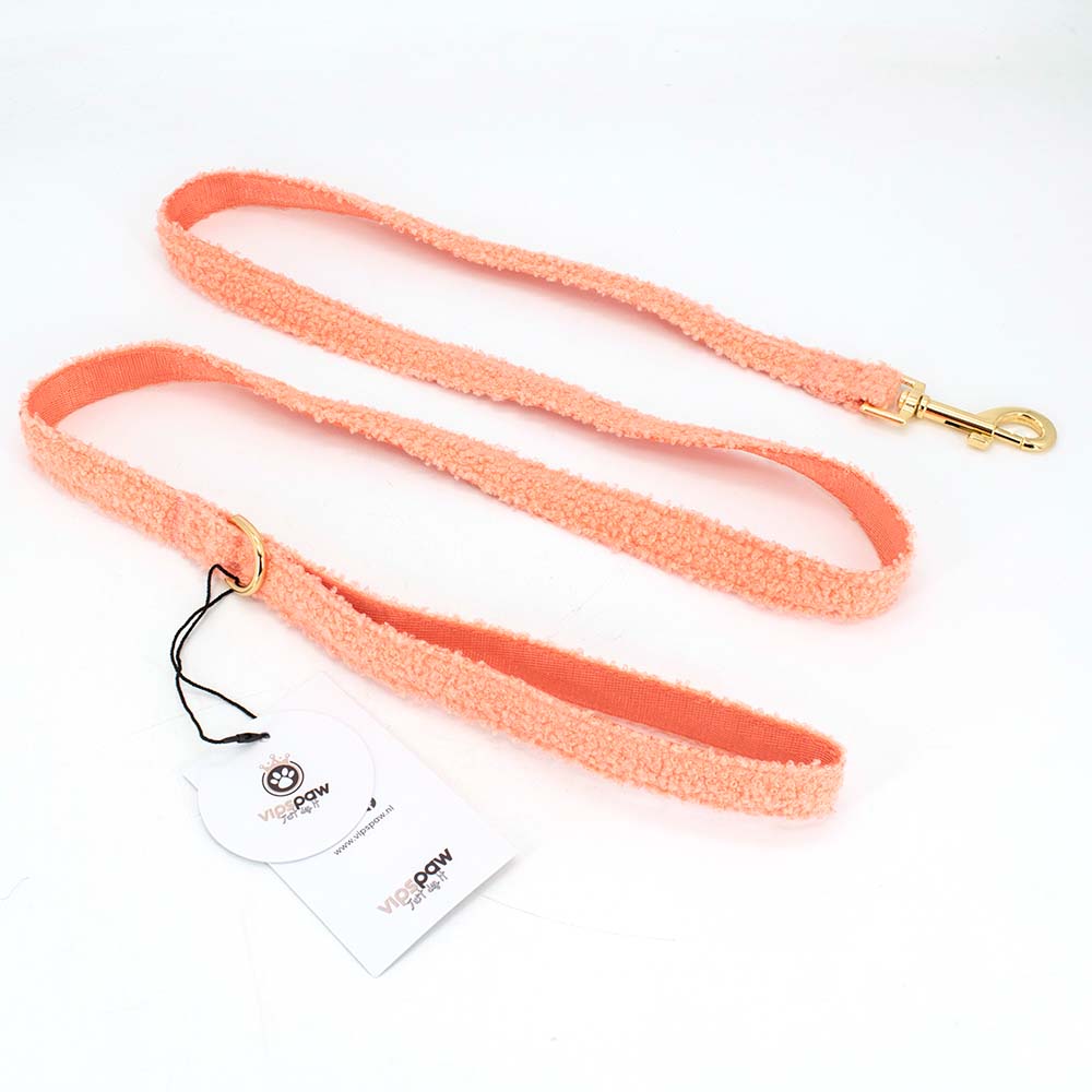 Teddy Dog Leash Salmon, whole product