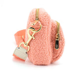 Teddy Dog Mom Bag - Peach