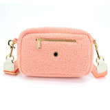 Teddy Dog Mom Bag - Peach